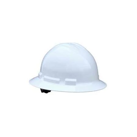 Radians Radians QHR4 Quartz Full Brim Hard Hat, 4 Point Ratchet, White QHR4-WHITE